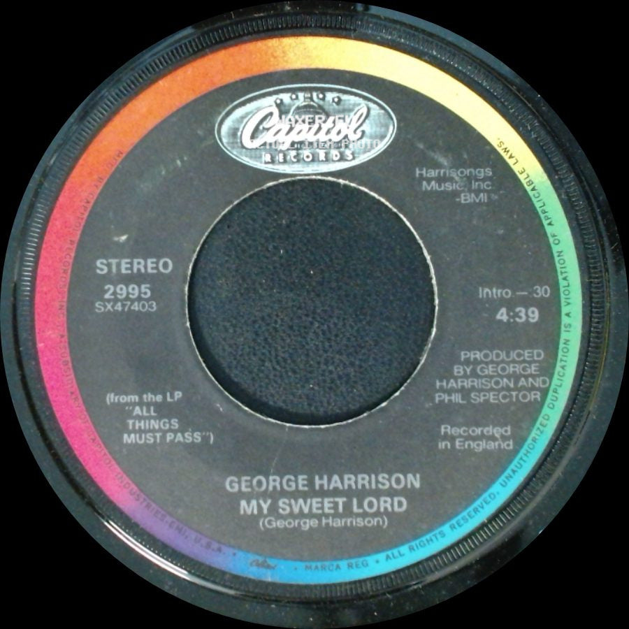 George Harrison - Isn't It A Pity / My Sweet Lord side B
