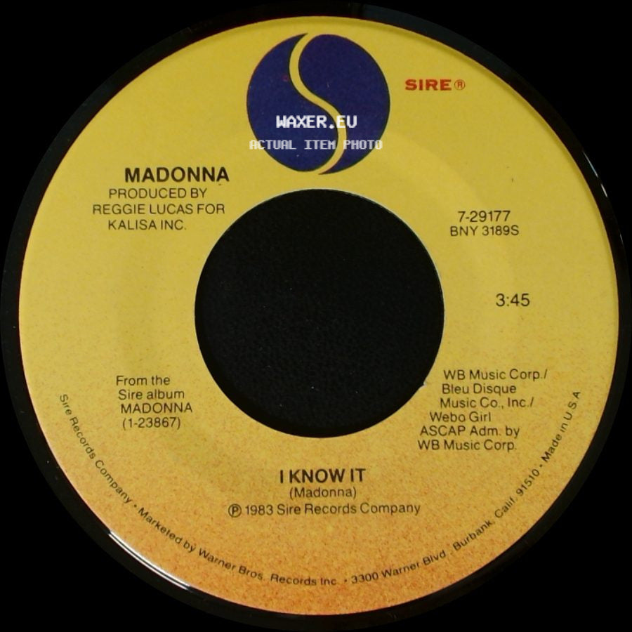 Madonna - I Know It / Lucky Star side A