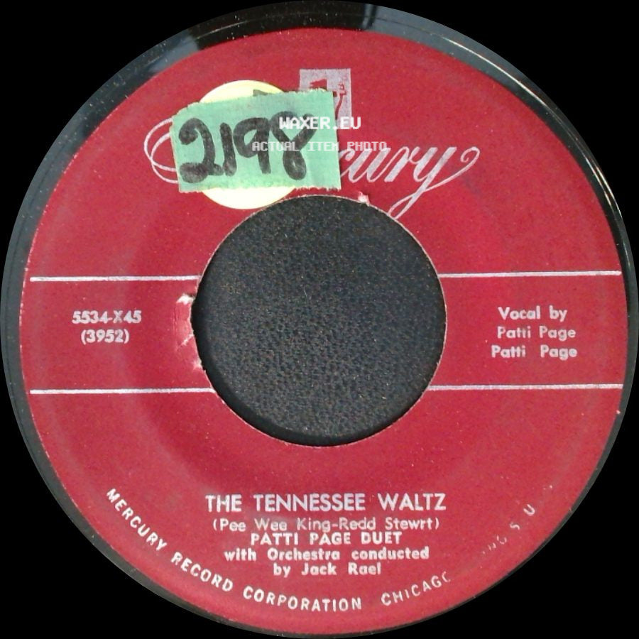 Patti Page Duet / Patti Page - The Tennessee Waltz / Long Long Ago side A