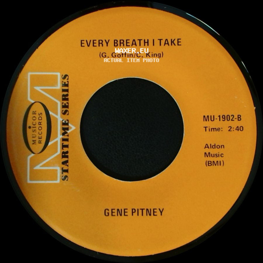 Gene Pitney - Only Love Can Break A Heart / Every Breath I Take side B