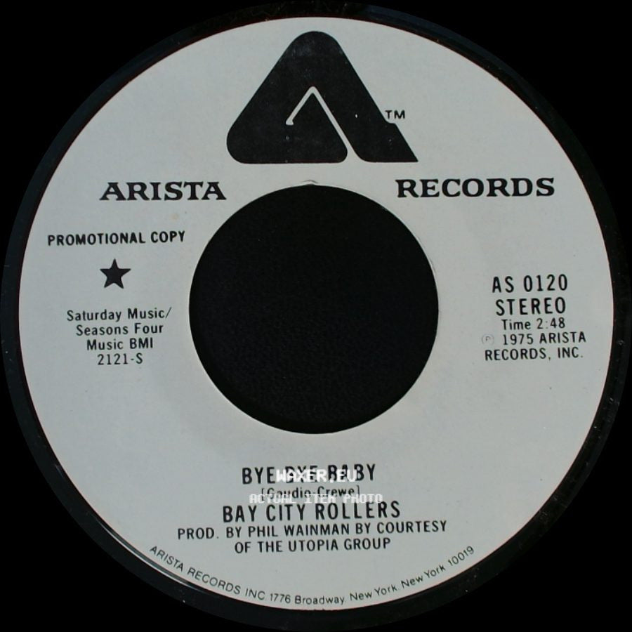 Bay City Rollers - Bye Bye Baby / Bye Bye Baby side A