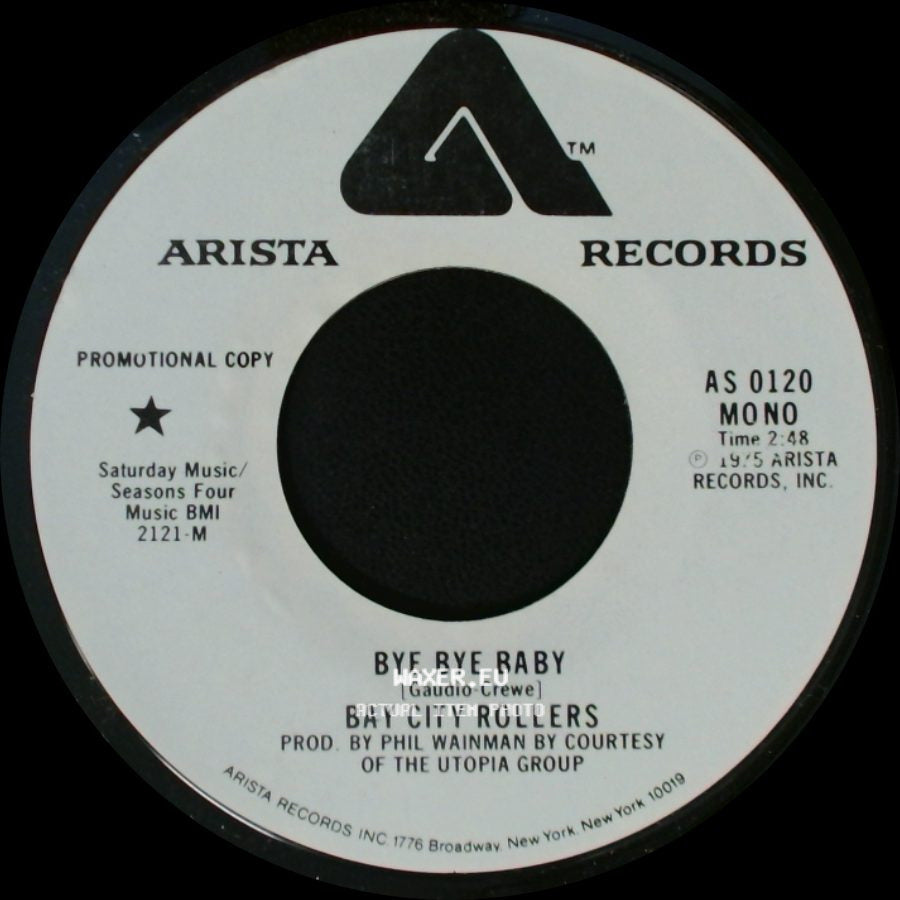 Bay City Rollers - Bye Bye Baby / Bye Bye Baby side B