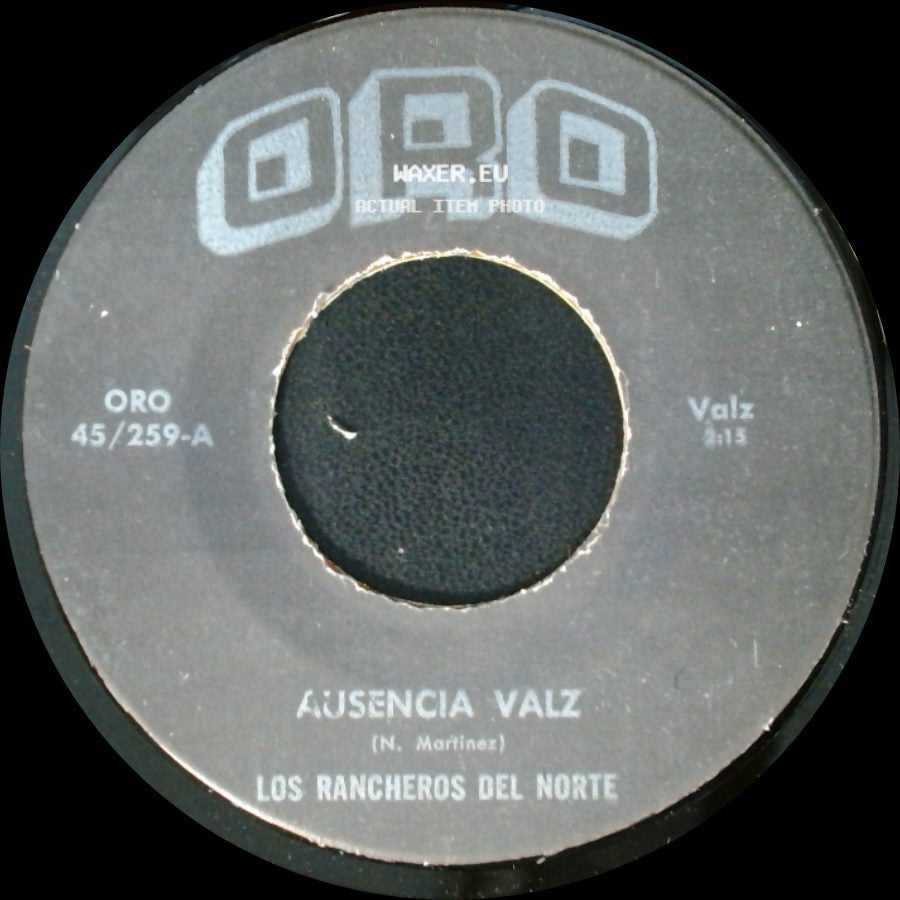 Los Rancheros Del Norte - El Arbolito / Ausencia Valz side B