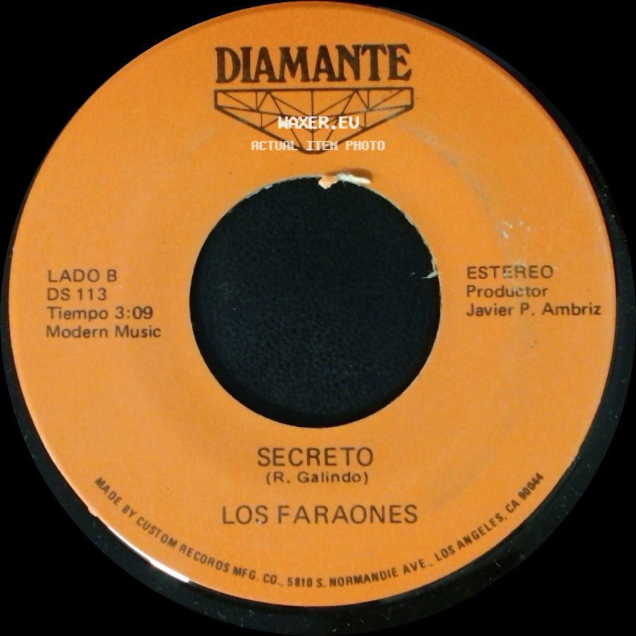 Los Faraones - El Desesperado / Secreto side B