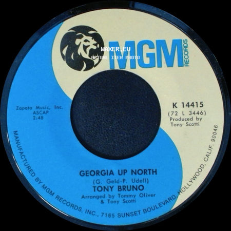 Tony Bruno - Bad Boy / Georgia Up North side B
