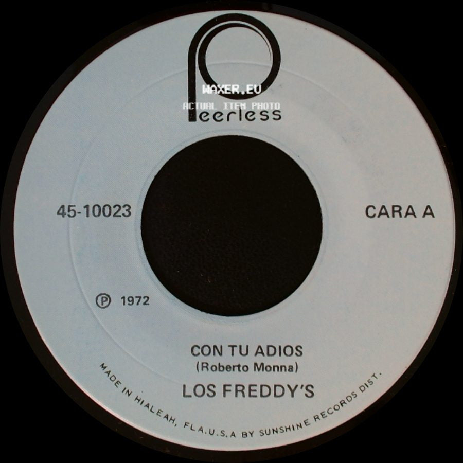 Los Freddy's - Con Tu Adios / Yo side A