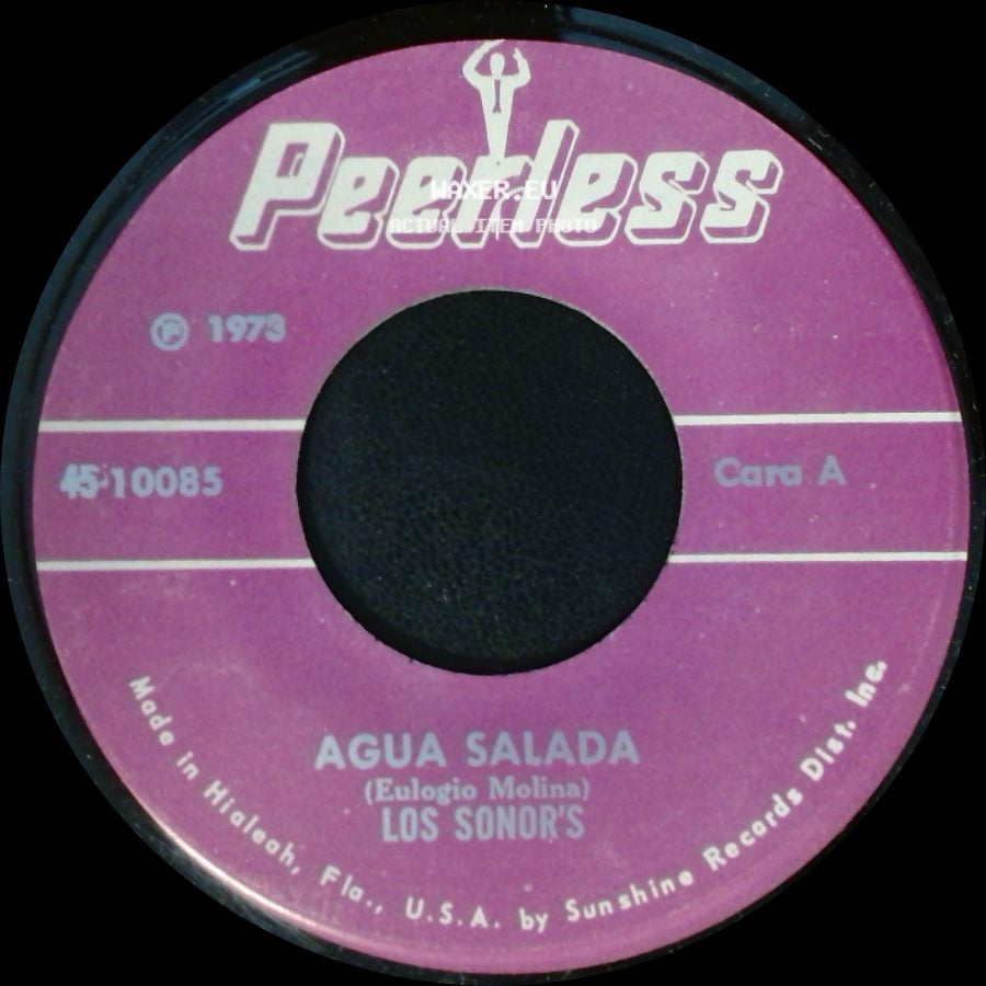 Los Sonor's - Agua Salada / Amor En Primavera side A