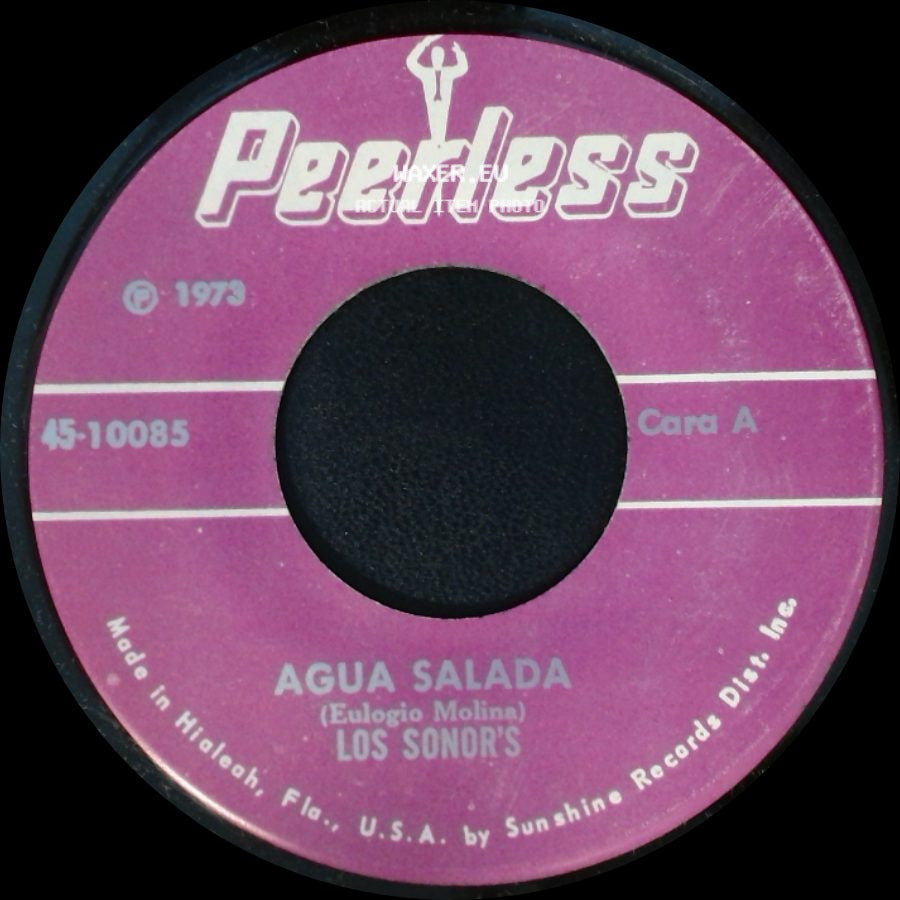 Los Sonor's - Agua Salada / Amor En Primavera side A