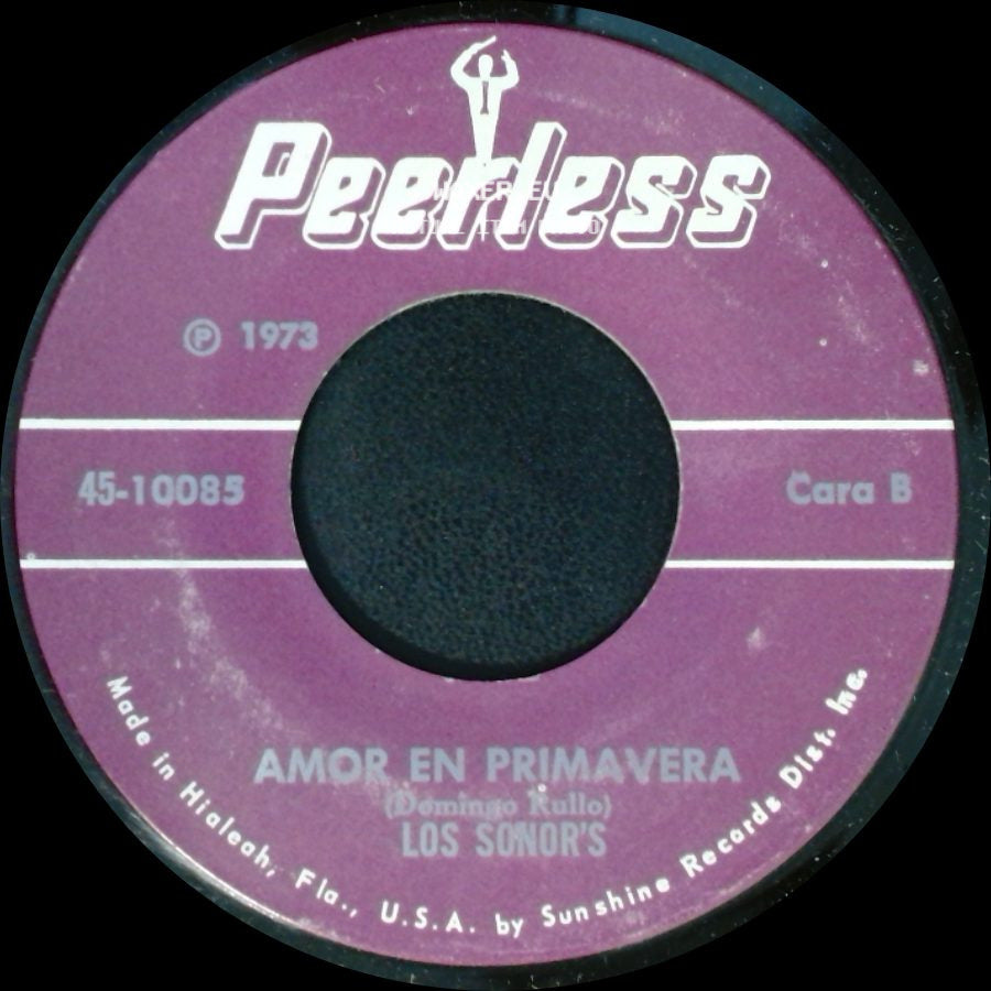Los Sonor's - Agua Salada / Amor En Primavera side B