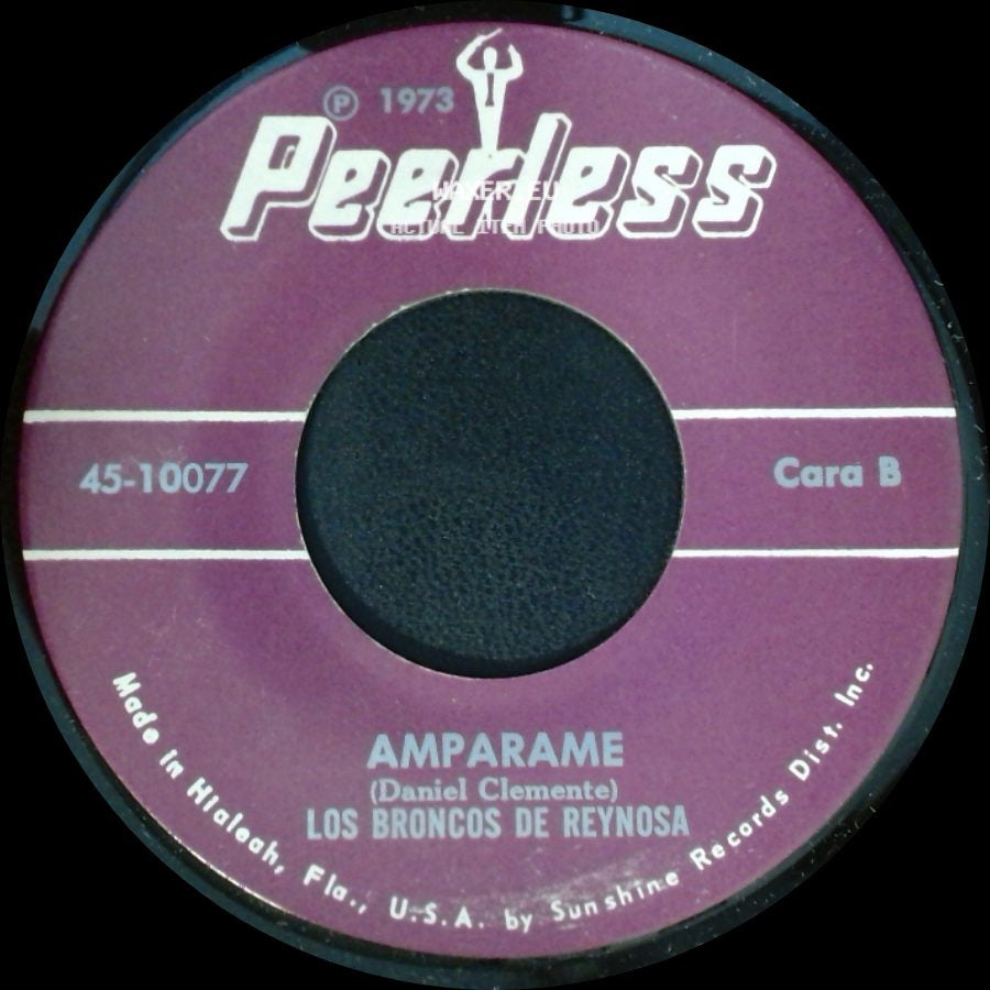 Los Broncos De Reynoso - Mi Ultima Carta / Amparame side B