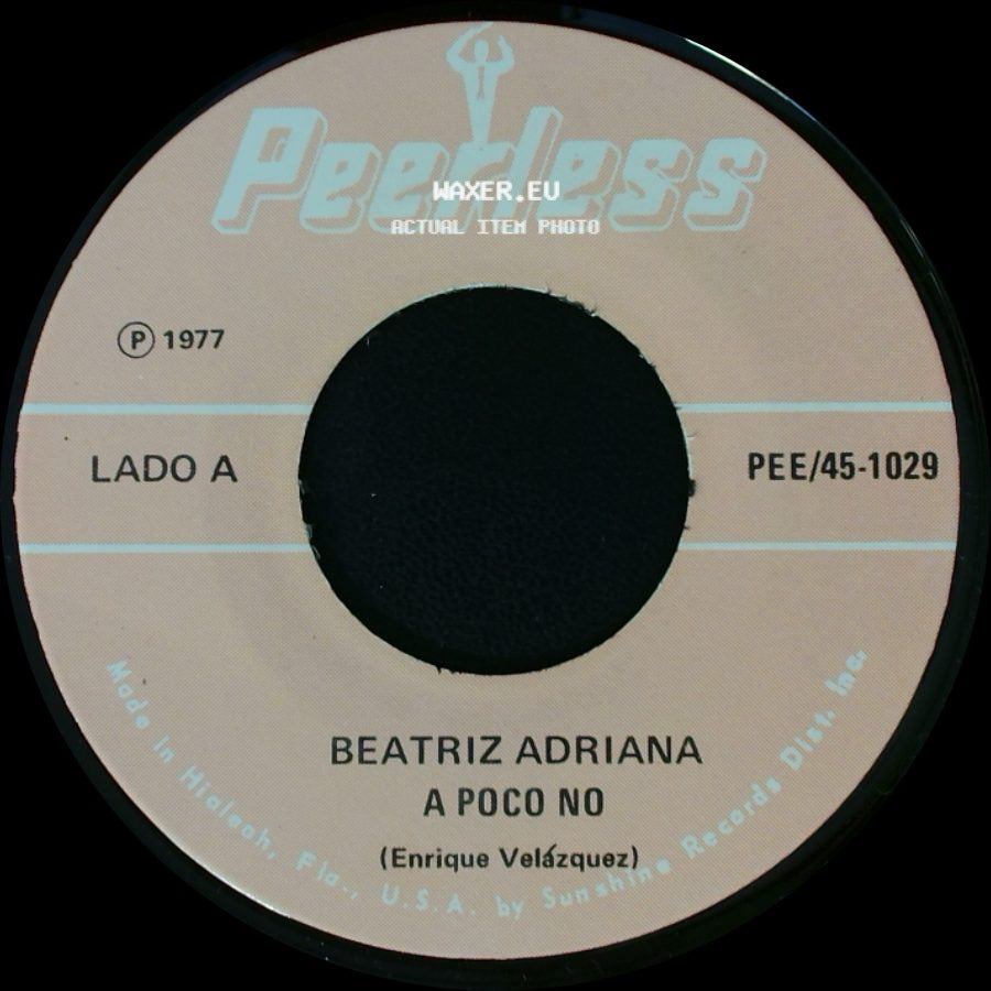 Beatriz Adriana / Beatriz Adriana Y Pedro Infante - A Poco No / Carta Y Contestacion De Eufemia side A