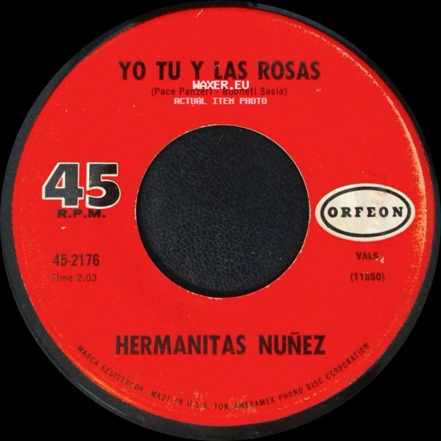 Hermanitas Nunez - Yo Tu Y Las Rosas / Agonia side A