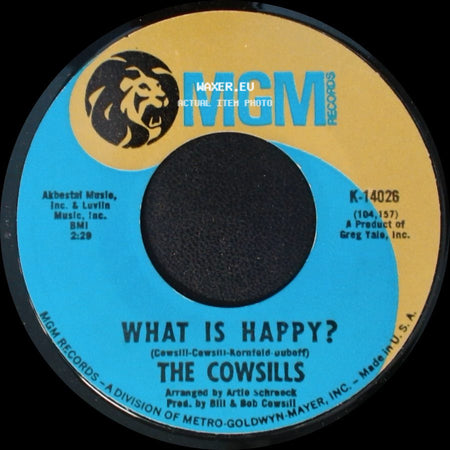 The Cowsills - What Is Happy? / Hair side A