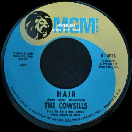 The Cowsills - What Is Happy? / Hair side B