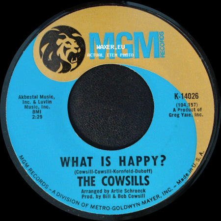 The Cowsills - What Is Happy? / Hair side A