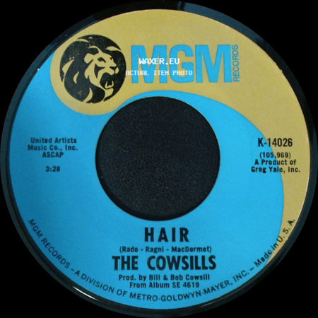 The Cowsills - What Is Happy? / Hair side B