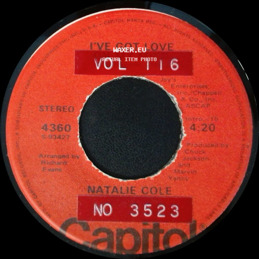 Natalie Cole - I've Got Love / Unpredictable You side A