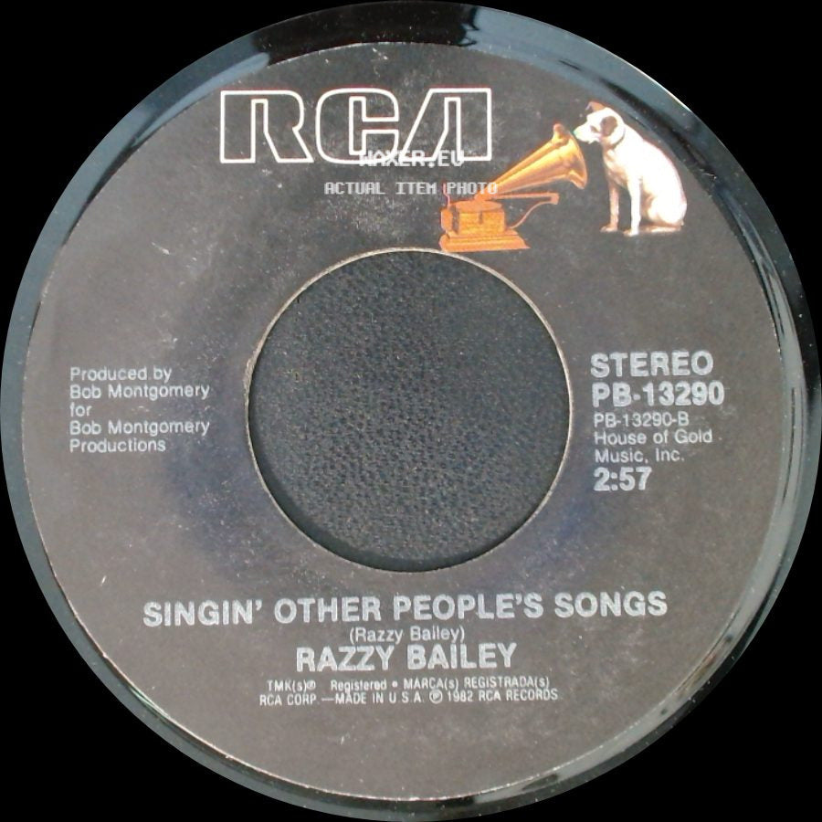 Razzy Bailey - Singin' Other People's Songs / Love's Gonna Fall Here Tonight side A