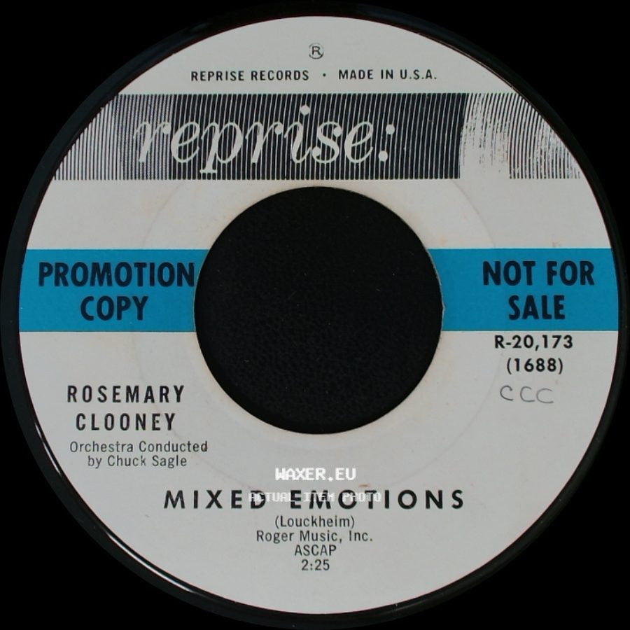 Rosemary Clooney - Mixed Emotions / Prisoner's Song side A