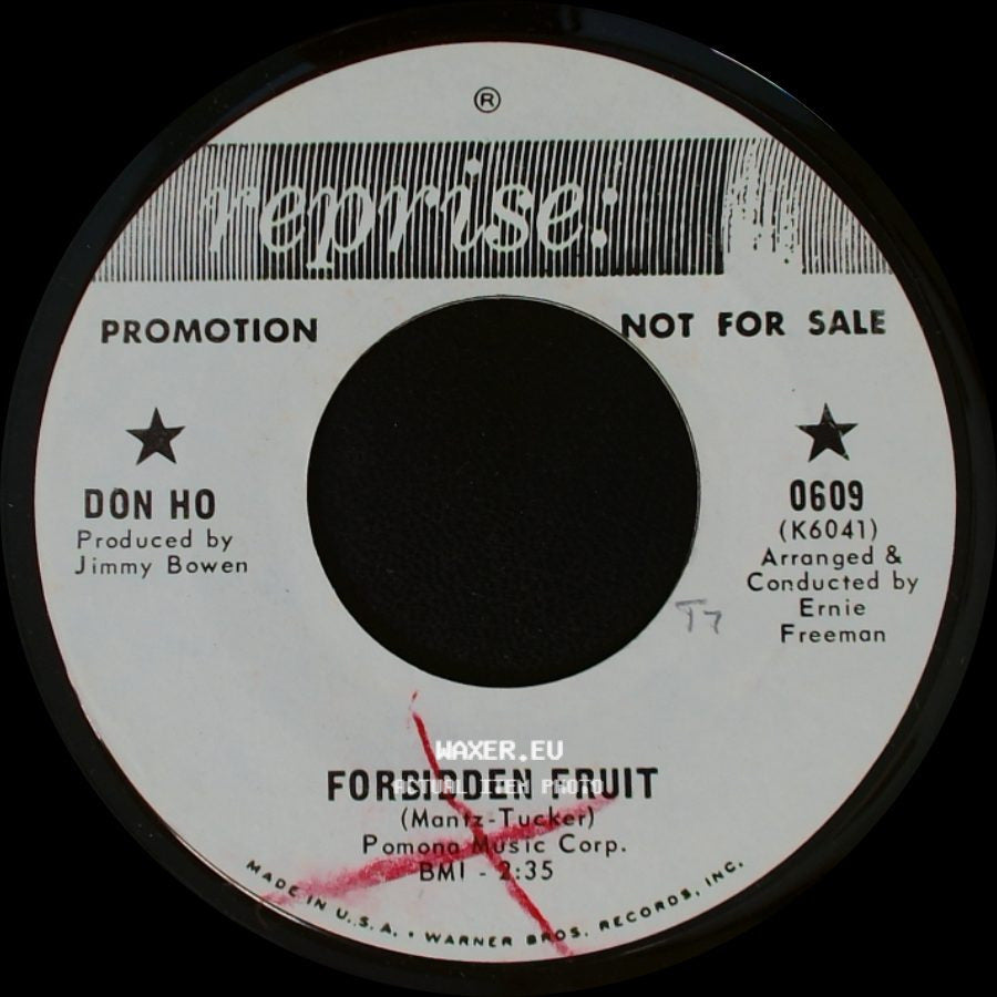 Don Ho - Sleepy Summer Days / Forbidden Fruit side B