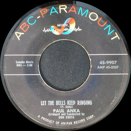 Paul Anka - Let The Bells Keep Ringing / Crazy Love side A