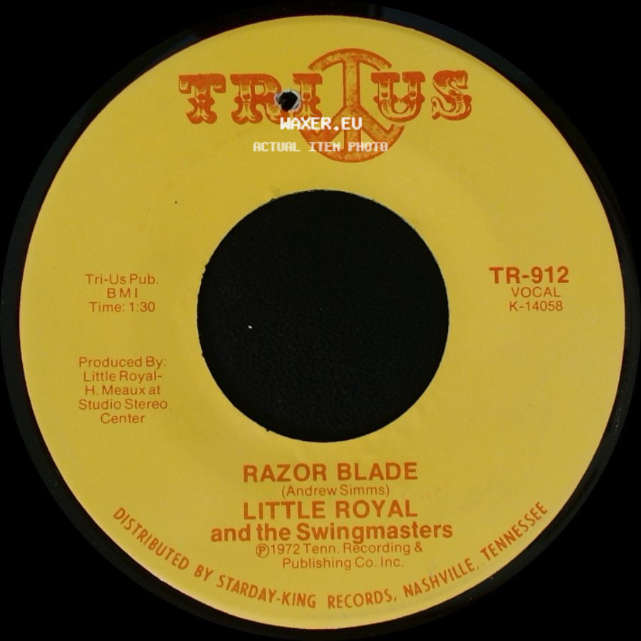 Little Royal And The Swingmasters - Razor Blade / Jealous side A