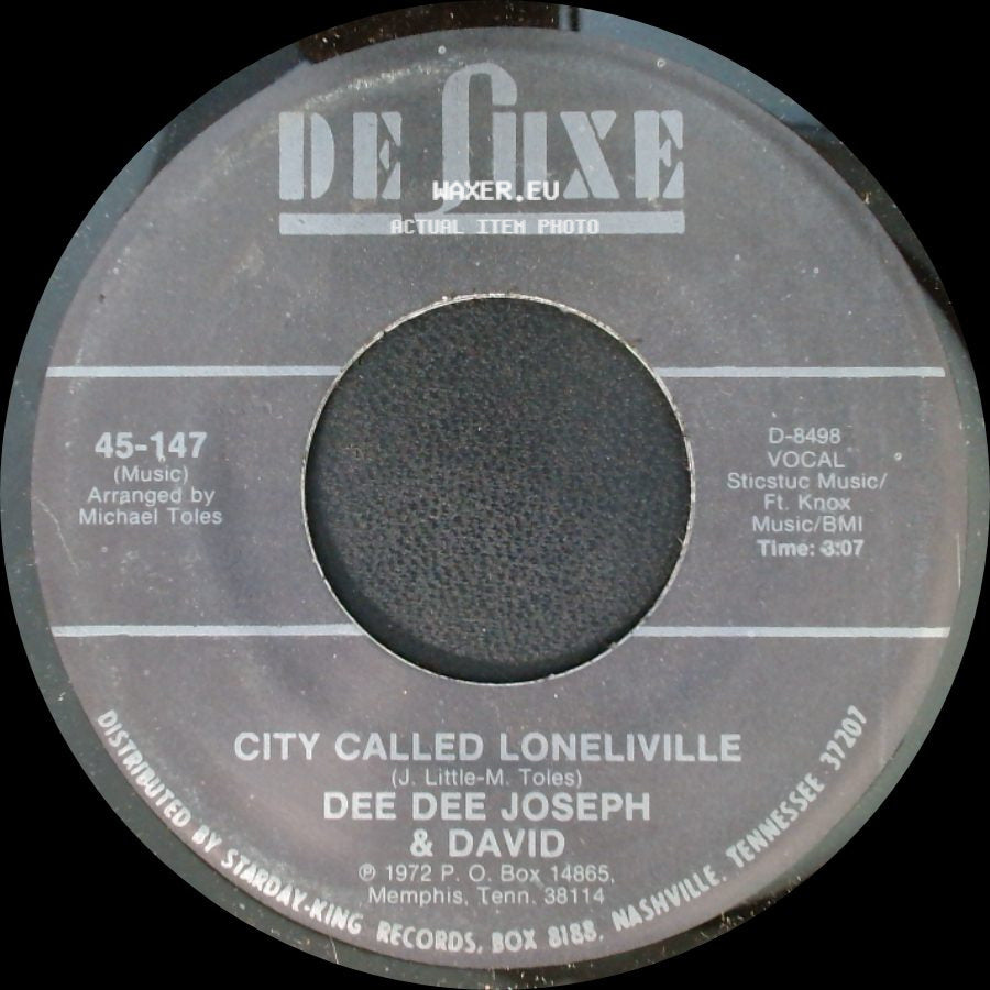 Dee Dee Joseph & David - City Called Loneliville / Devil Made Me Do It side A