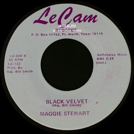 Maggie Stewart - Bye, Bye, Love / Black Velvet side B