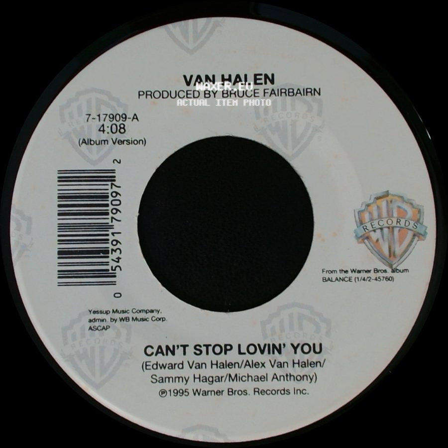 Van Halen - Crossing Over / Can't Stop Lovin' You side B