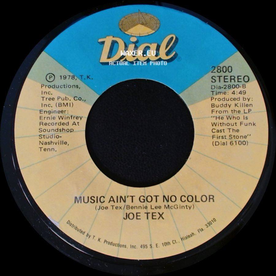 Joe Tex - Loose Caboose / Music Ain't Got No Color side B