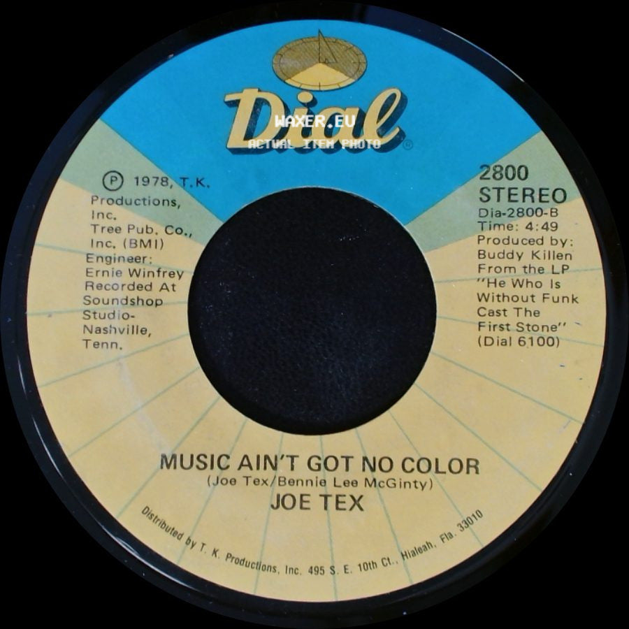 Joe Tex - Loose Caboose / Music Ain't Got No Color side B