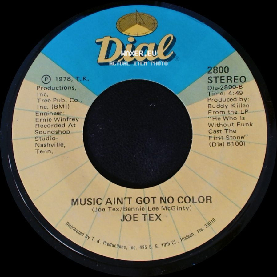 Joe Tex - Music Ain't Got No Color / Loose Caboose side A