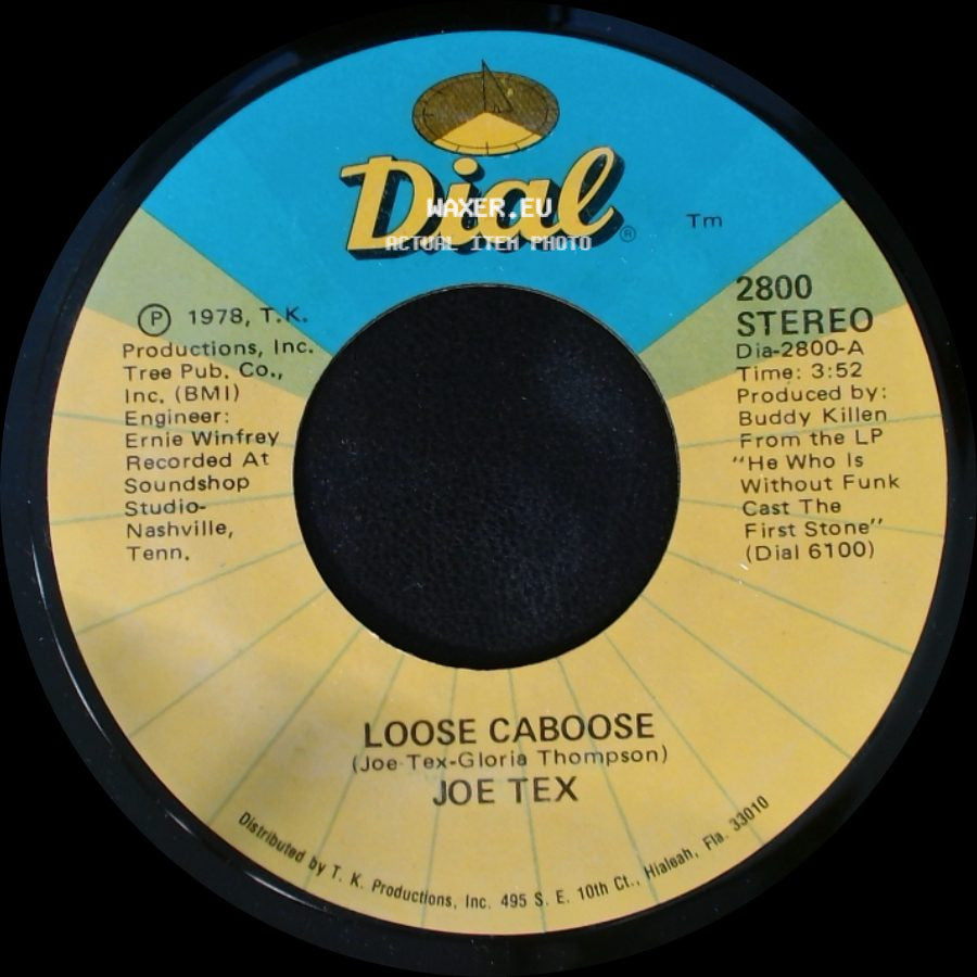 Joe Tex - Music Ain't Got No Color / Loose Caboose side B