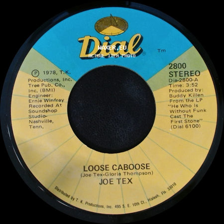 Joe Tex - Music Ain't Got No Color / Loose Caboose side B