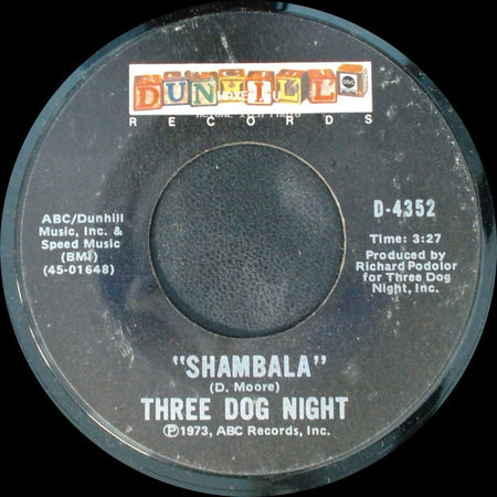 Three Dog Night - "Our "B" Side" / Shambala side B