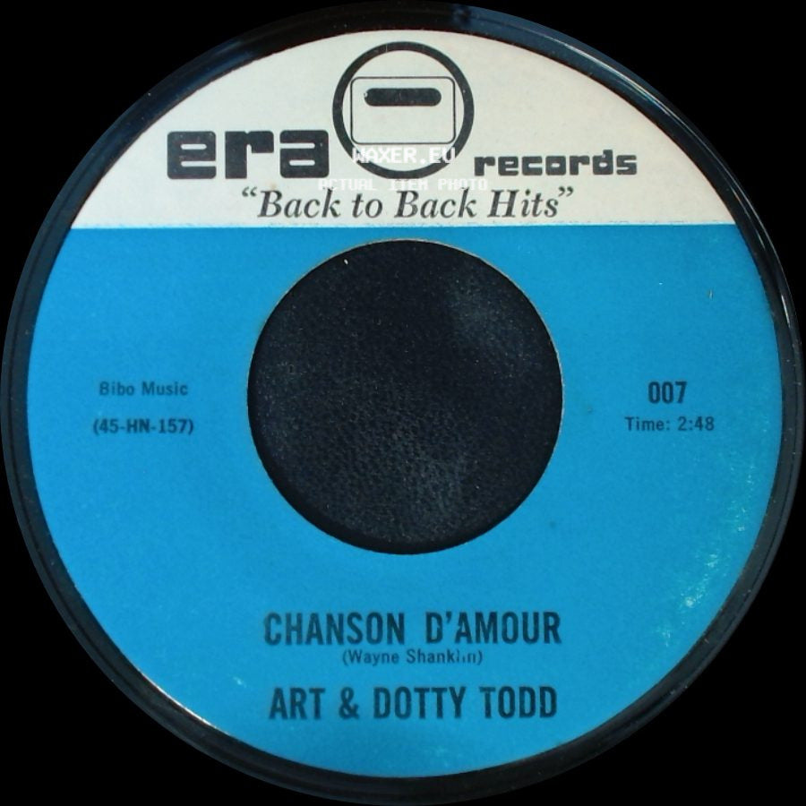 Art & Dotty Todd / Russell Arms - Chanson D'amour / Cinco Robles side A