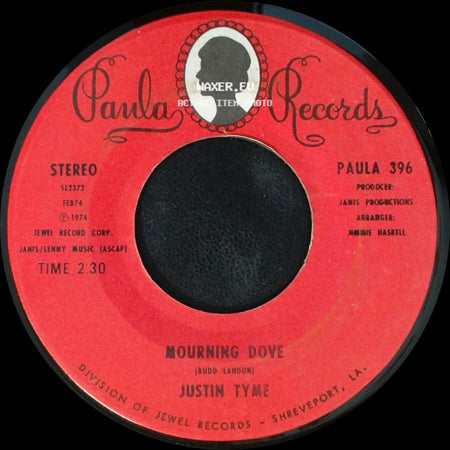 Justin Tyme - Little Boy Tracks / Mourning Dove side B
