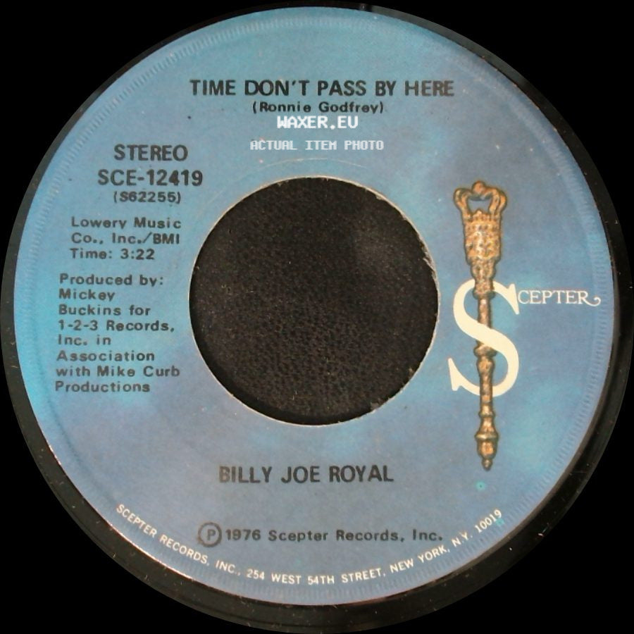 Billy Joe Royal - Time Don't Pass By Here / All Night Rain side A