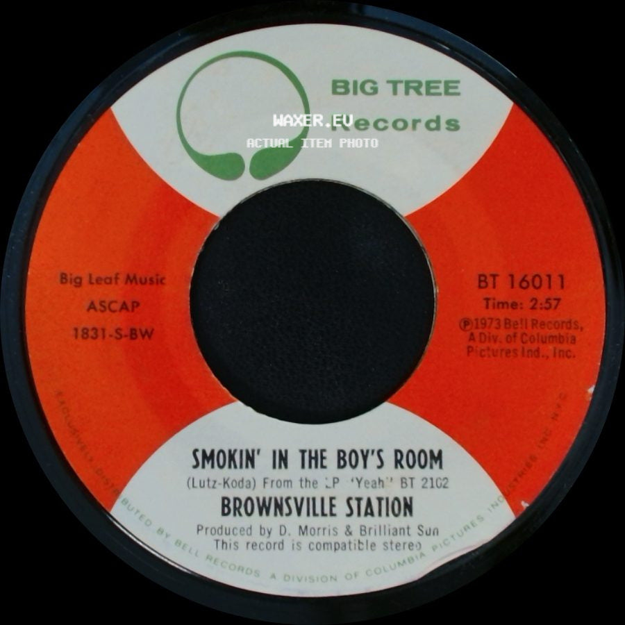 Brownsville Station - Barefootin' / Smokin' In The Boy's Room side B