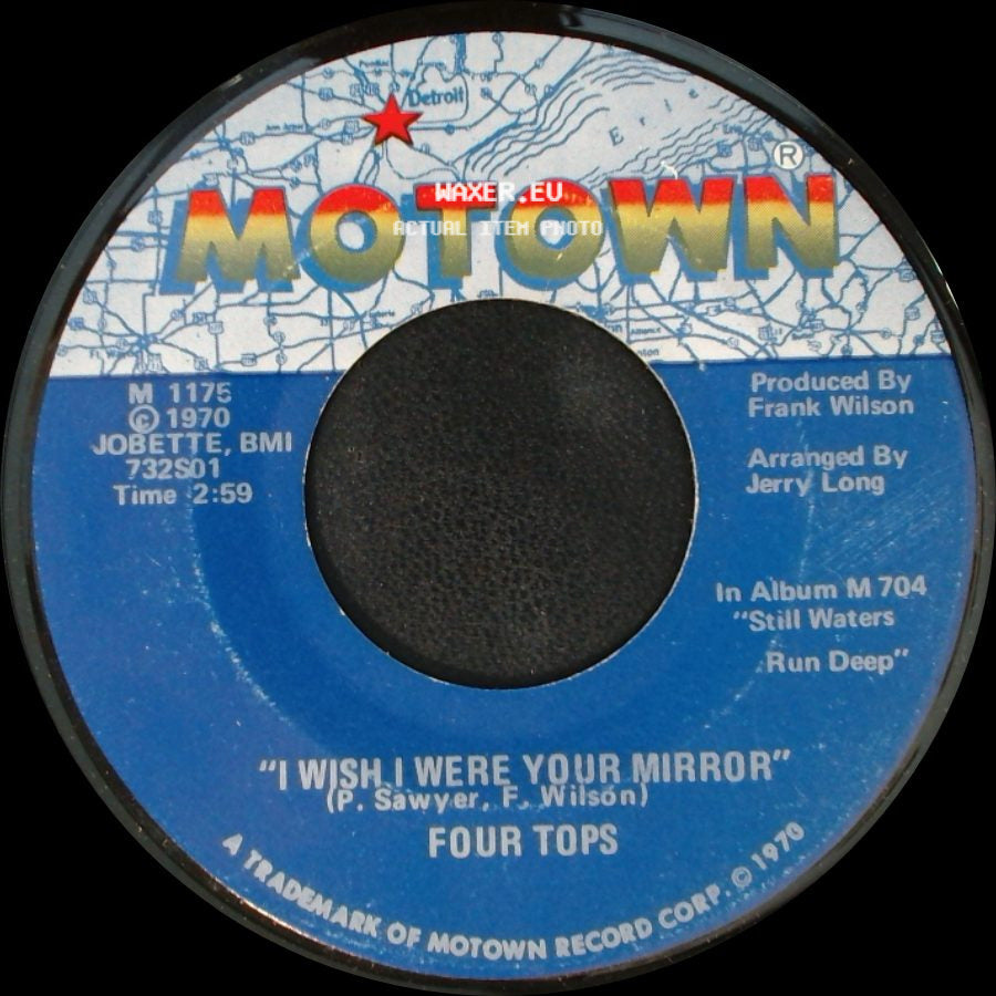 Four Tops - Just Seven Numbers (Can Straighten Out My Life) / I Wish I Were Your Mirror side B