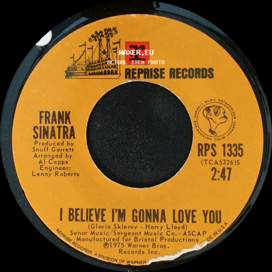 Frank Sinatra - The Only Couple On The Floor / I Believe I'm Gonna Love You side B