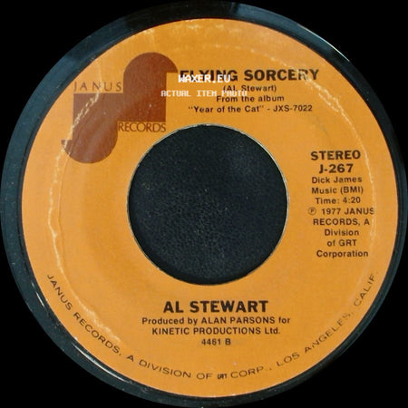Al Stewart - Flying Sorcery / On The Border side A