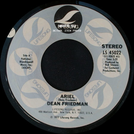Dean Friedman - Ariel / Funny Papers side A