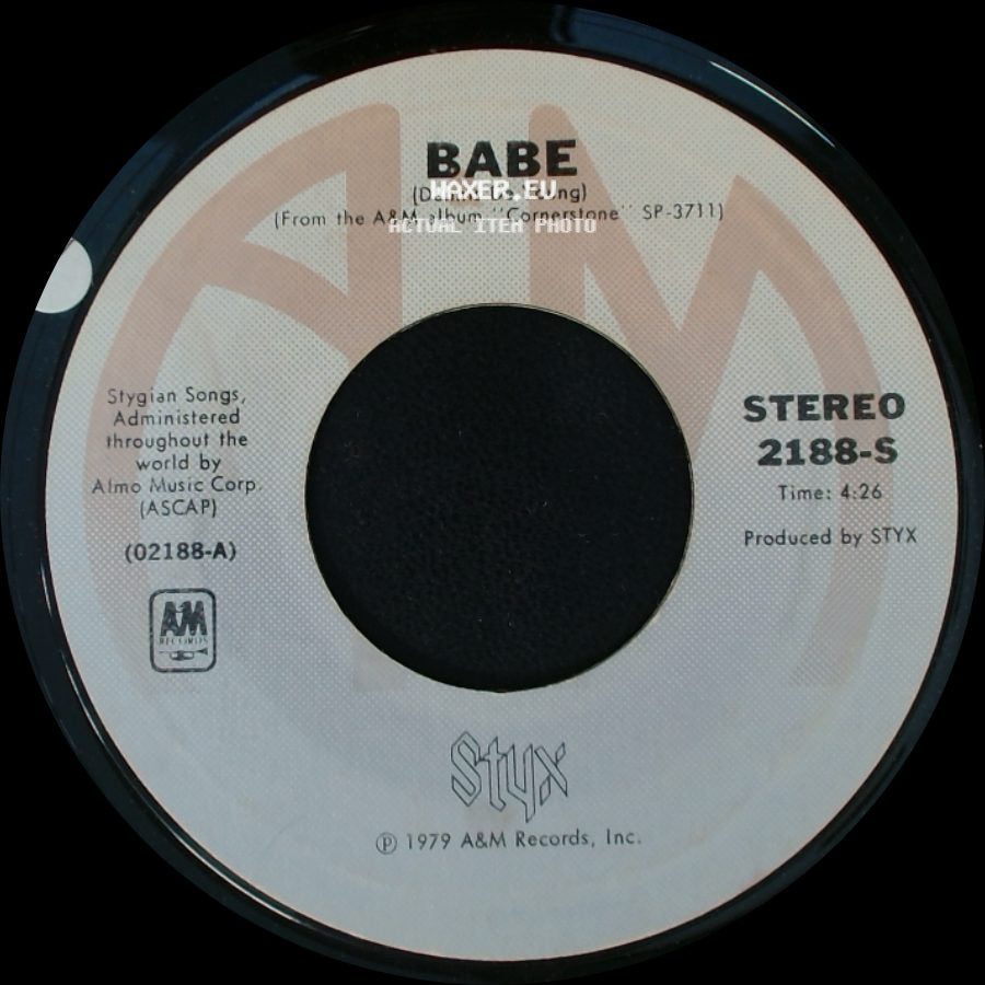 Styx - I'm O.K. / Babe side B