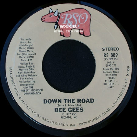 Bee Gees - Down The Road / Night Fever side A