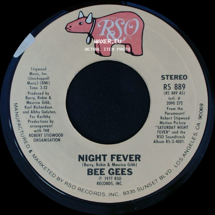 Bee Gees - Down The Road / Night Fever side B