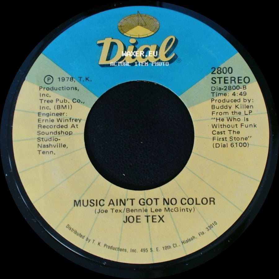 Joe Tex - Music Ain't Got No Color / Loose Caboose side A