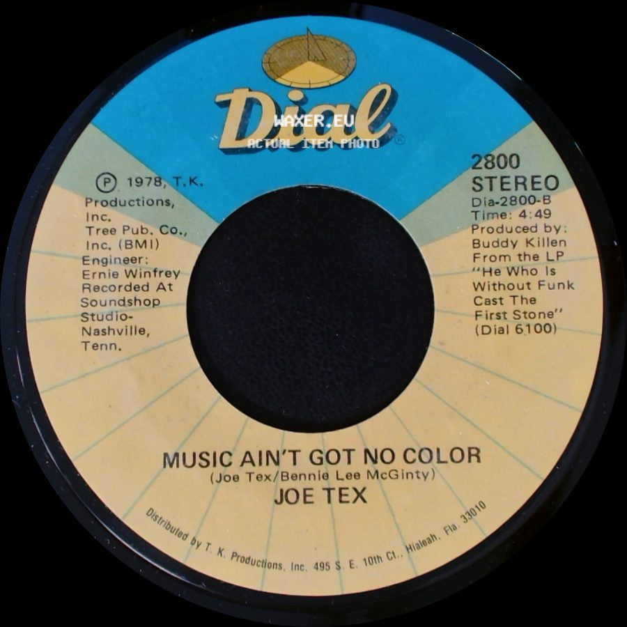 Joe Tex - Music Ain't Got No Color / Loose Caboose side A
