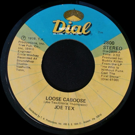 Joe Tex - Music Ain't Got No Color / Loose Caboose side B