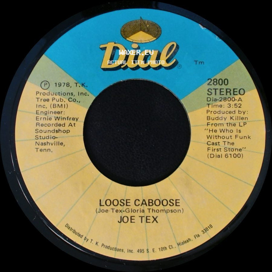 Joe Tex - Music Ain't Got No Color / Loose Caboose side B